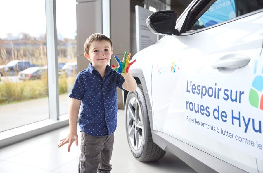 Cancer pédiatrique au Québec, Hyundai remet 433 500 $ à deux fondations