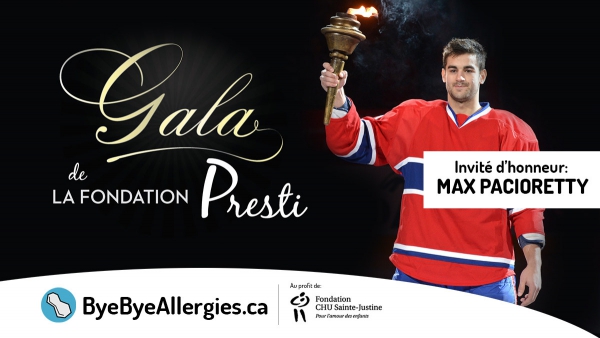 Gala de la Fondation Presti pour ouvrir une clinique de désensibilisation aux allergies graves au CHUSJ